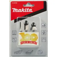 Makita Fräser-Set 3-teilig 6 mm Schaftdurchmesser
