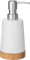 WENKO Seifen Spender Bamboo 330 ml Lotion Dosierer Gäste WC Bad Accessoires