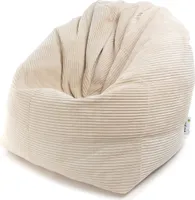 Sedací vankúš Beanbag SOFI puf - Farba: svetlo béžová
