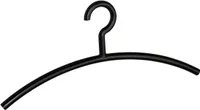 kleiderbügel 45 x 19 cm Polypropylen schwarz