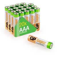 AAA Micro Batterie GP Alkaline Super 1,5V 20 Stück