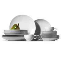 Thomas Loft weiß Kombi-Set 4 Personen mit Teetasse / Cappuccinotasse 20-tlg.