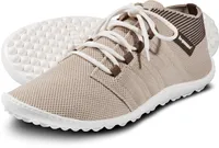 Leguano BEAT sand - Barfußschuhe / Sneaker in beige, Größe 47