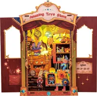 DIY Book Nook - Amazing Toys Store I Puzzle 3D I Cutebee I Book Nook
