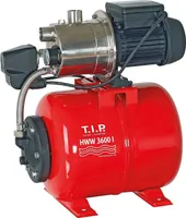 T.I.P. Hauswasserwerk HWW 3600 I, Fördermenge max. 3.600 l/h, Leistung: 650W, Förderhöhe: 40 m, Druckkessel: 18 l