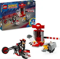 LEGO Sonic the Hedgehog Shadow the Hedgehog Flucht, Set mit Motorrad-Spielzeug und Figuren aus dem Videospiel, Geschenk für Gamer und Fans ab 8 Jahren, Fanartikel für Jungs und Mädchen 76995