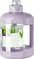 2800ml Trinkflasche Sportflasche Wasserflasche Getränkeflasche Fitness Trinkflasche mit Topfbürste (Lila)
