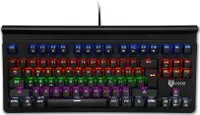 Mechaniczna klawiatura do gier Liocat KX 365+ C, oświetlenie RGB, outemu niebieski, kabel 1,8 m, czarny