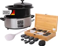 Hot Stone Set "Basic" Erwärmer + 45 Hot Stones
