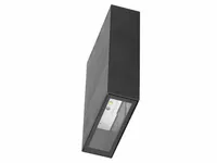 LED Solution Černé fasádní LED svítidlo obdelníkové 4W IP65 Barva světla: Teplá bílá 218561