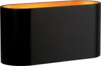 Spectrum LED Wandleuchte Squalla G9 Innenleuchte schwarz matt&Gold IP20 Up & Down max. 6W