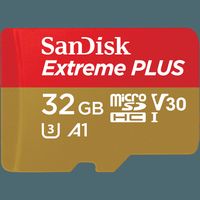 SanDisk Extreme Plus micro SDHC 32 GB 100 MB/s A1 Class 10 UHS-I V30, adapter NAHRADA ZA 173366