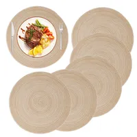 Tischsets Abwaschbar,Platzset rund,Durchmesser 36cm