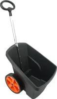 Gartenwagen Schubkarre 67 Liter Tragfähigkeit: 50 kg Gartenkarre Schwarz Handwagen Handwagen Schubkarre  Vollgummirad Gartentrolley Gartenschubkarre