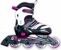 Muuwmi nastaviteľné detské inline korčule, ružové veľkosť 33-36