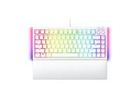 Razer BlackWidow V4 75% White Ed. Hot-swappable Mechanical Gaming Keyboard - US Layout