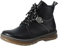 Rieker Damen-Schnürstiefelette Schwarz , Farbe:schwarz, EU Größe:36