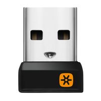 USB prijímač Logitech Unifying, bezdrôtové pripojenie 2,4 GHz, kompatibilný s myšami a klávesnicami Logitech Unifying, pripája až 6 zariadení súčasne,