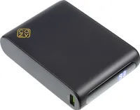 Cazy Powerbank 20000mah, Schnelladefunktion 22.5W, Tragbares Ladegerät USB C, Klein Aber Stark, Perfekte Reisegröße, Externe Handyakkus, LED-Anzeige, Kompatibel mit iPhone, Samsung und Mehr – Schwarz