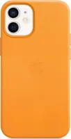 Apple Leder Case mit MagSafe für iPhone 12 Mini California Poppy