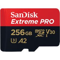 SANDISK MicroSDXC Extreme Pro 256GB 170MB/s A2 C10 V30 UHS-I