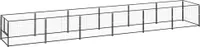 Hundezwinger Schwarz 6 m² Stahl