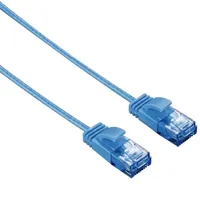 Síťový kabel CAT6 Slim-Flexible Blue 0,75 m