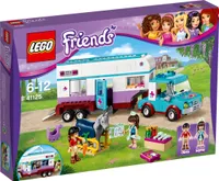 LEGO® Friends Pferdeanhänger und Tierärztin 41125