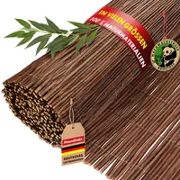 Weidenzaun Natur Sichtschutz aus Holz kürzbar rostfrei Fachhandel-Qualität 200x300 cm