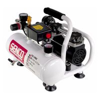 Senco - Compresor de aire discreto AC4504, exento de aceite, 4 l