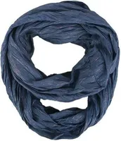 Damen Loopschal in Blau aus Baumwolle mit Polyester