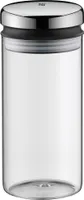 WMF Depot Vorratsdose Glas 1,0l, Höhe 21,5 cm, Vorratsglas mit Deckel, Kaffeebohnen Behälter, Müslidose, Frischhaltedose mit große Einfüllöffnung