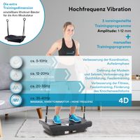 skandika Home Vibration Plate V3000 Vibrationsplatte mit 4D-Vibration