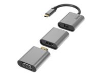 6in1 Adapter, "Connect2Go", USB-C, Mini-DisplayPort, HDMI™, VGA (00200306)