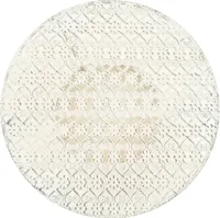 vidaXL Bistro stůl Vintage styl kulatý kovový 40 x 70 cm bílý