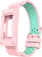 Pre Fitbit Charge 6 / 5 / 4 / 3 Silikónový náramok s ochranným puzdrom