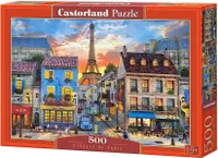 Puzzle Castorland - Ulice Paríža, 500 dielikov