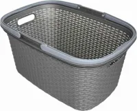 Rival R37600 Kôš na bielizeň v ratanovom dizajne, 32 litrov, 56 x 37 x 28 cm (farba náhodná, 1 kus)