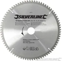 Silverline - Karbidový pilový kotouč na hliník, 80 zubů