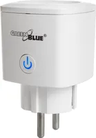 GreenBlue WiFi zásuvka pro dálkové ovládání Android/iOS/Alexa/Google Home Úspora energie Energie, časovač, max. 3680 W, typ F, GB720 F