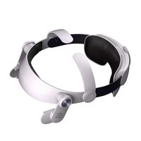 Verstellbarer bequemer Kopfgurt Kopfband für Oculus Quest 2 Zubehör                            ( Weißer Stammgast)