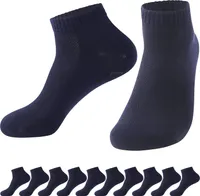 Socken Sneaker Damen und Herren, 10er Pack Dunkelblau 43-46