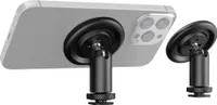 Tragbare magnetische Telefonhalterung, Telefonhalter, magnetische Telefonstativhalterung, Schnellverschluss mit Kaltschuhadapter-Basisersatz fuer Smartphones der Serien iPhone 15/14/13/12