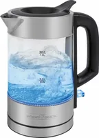 ProfiCook® Czajnik ze stali nierdzewnej | 1 litr | podświetlany na niebiesko | BPA free | 1600W | czajnik podróżny | kempingowy i biurowy | czajnik | PC WKS 1229 G