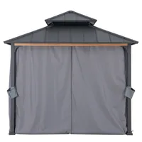 Vorhang für Sunjoy Zedernholz Gazebo 300cm x 300cm