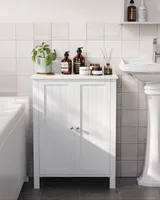 VASAGLE Badkommode Badezimmerschrank, 2 verstellbare Ebene, 30 x 60 x 80 cm