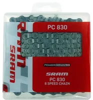 SRAM PC 830 Silver 8-Speed 114 Links Łańcuch