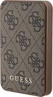 Guess Powerbank 15W Gupb5Lp4Gegw 5000Mah Braun/Braun 4G Leder Metall Logo