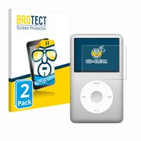 2x BROTECT Schutzfolie für iPod classic Gen 5-7 Folie Klar Transparent