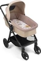 Set für Babygondel - Baumwollprotektor + Spannbetttuch - Sweet Teddy